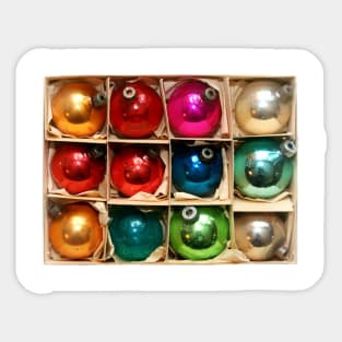 You Have the Prettiest, Shiny Brite Christmas Balls Sticker